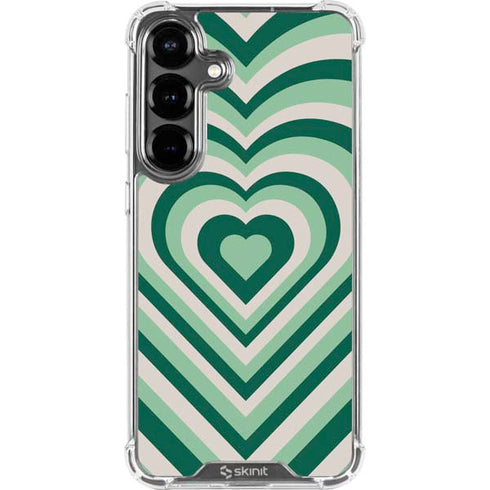 Lucky Heart Pattern Galaxy S26 Plus Clear Case
