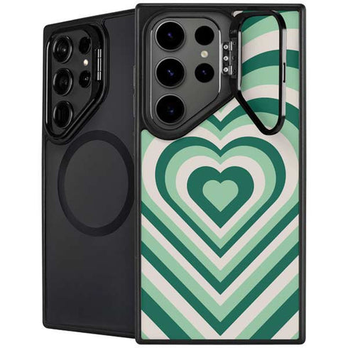 Lucky Heart Pattern Galaxy S26 Ultra Kickstand Case