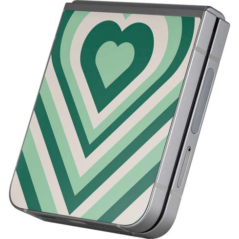 Lucky Heart Pattern Galaxy Z Flip6 Skin
