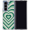 Lucky Heart Pattern Galaxy Z Fold5 5G Clear Case