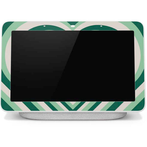 Lucky Heart Pattern Google Home Hub Skin
