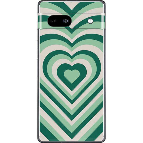 Lucky Heart Pattern Google Pixel 7a Skin