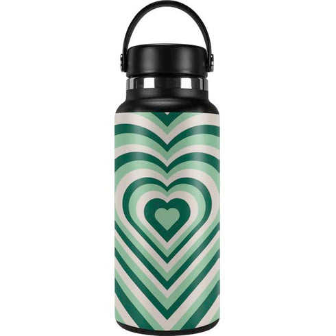Lucky Heart Pattern Hydro Flask 32oz Wide Mouth Skin
