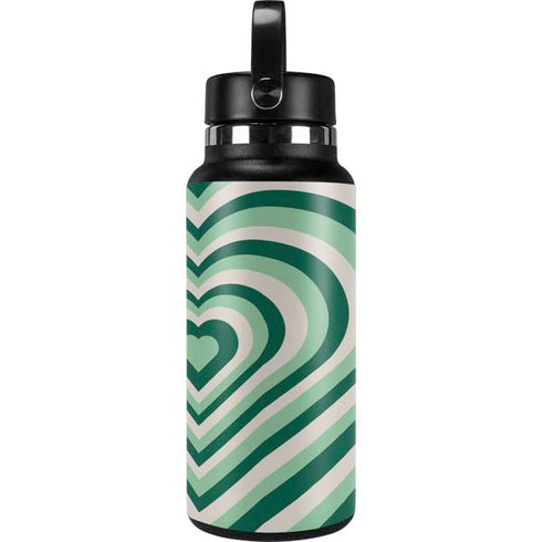 Lucky Heart Pattern Hydro Flask 32oz Wide Mouth Skin
