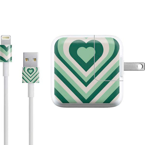 Lucky Heart Pattern iPad Charger (10W USB) Skin