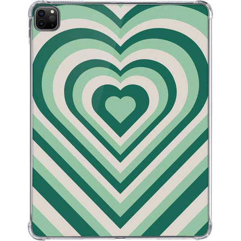 Lucky Heart Pattern iPad Pro 11in (2024) Clear Case