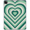 Lucky Heart Pattern iPad Pro 11in (2024) Clear Case
