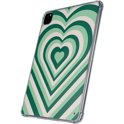 Lucky Heart Pattern iPad Pro 11in (2024) Clear Case