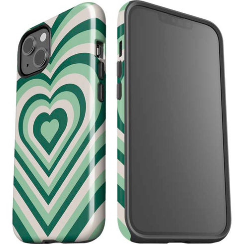 Lucky Heart Pattern iPhone 15 Impact Case