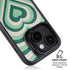 Lucky Heart Pattern iPhone 15 Kickstand Case