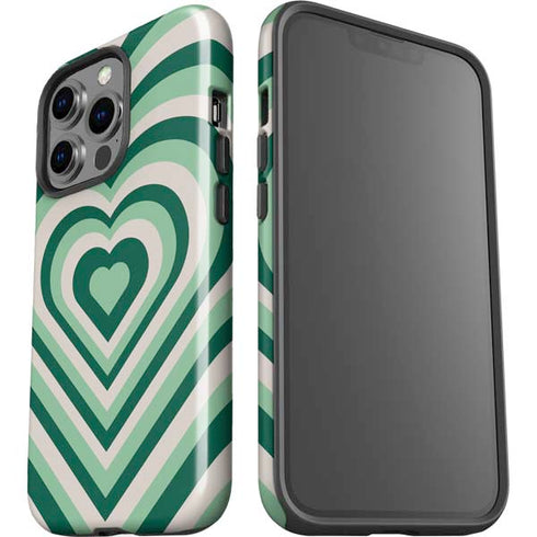 Lucky Heart Pattern iPhone 15 Pro Impact Case