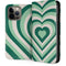 Lucky Heart Pattern iPhone 15 Pro Max Folio Case