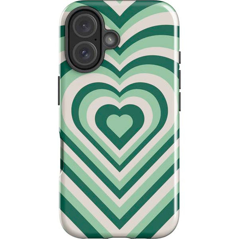 Lucky Heart Pattern iPhone 16 Impact Case