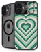 Lucky Heart Pattern iPhone 16 Kickstand Case