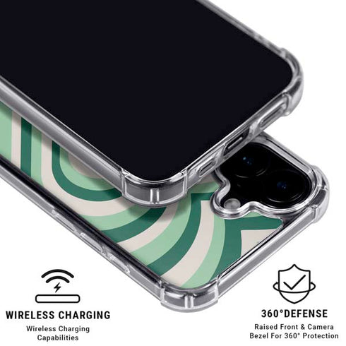 Lucky Heart Pattern iPhone 16 MagSafe Case