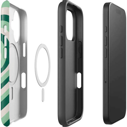 Lucky Heart Pattern iPhone 16 Magsafe Impact Case