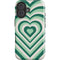 Lucky Heart Pattern iPhone 16 Plus Impact Case