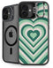 Lucky Heart Pattern iPhone 16 Plus Kickstand Case