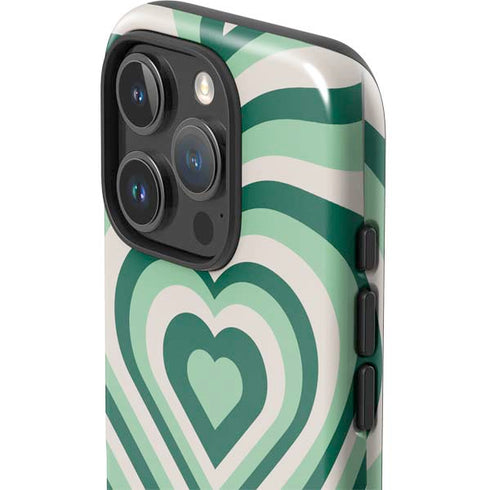 Lucky Heart Pattern iPhone 16 Pro Impact Case