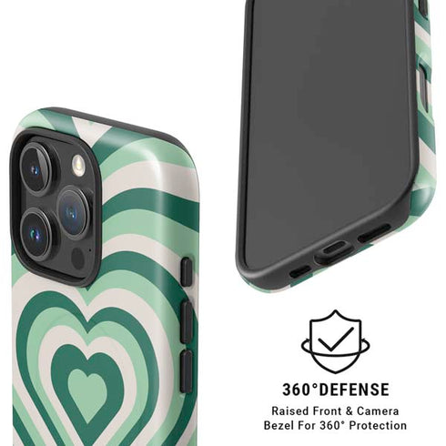 Lucky Heart Pattern iPhone 16 Pro Magsafe Impact Case