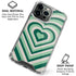 Lucky Heart Pattern iPhone 16 Pro Max Clear Case