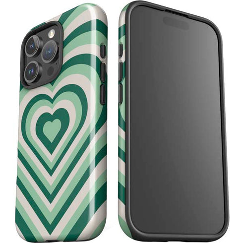 Lucky Heart Pattern iPhone 16 Pro Max Impact Case