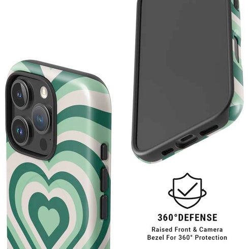 Lucky Heart Pattern iPhone 16 Pro Max Magsafe Impact Case