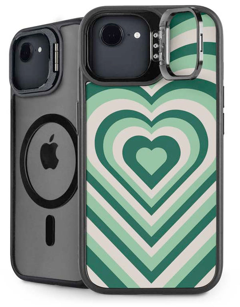 Lucky Heart Pattern iPhone 16e Kickstand Case