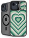 Lucky Heart Pattern iPhone 16e Kickstand Case