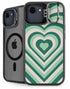 Lucky Heart Pattern iPhone 16e Kickstand Case