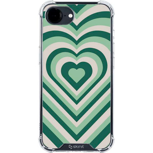 Lucky Heart Pattern iPhone 16e Clear Case