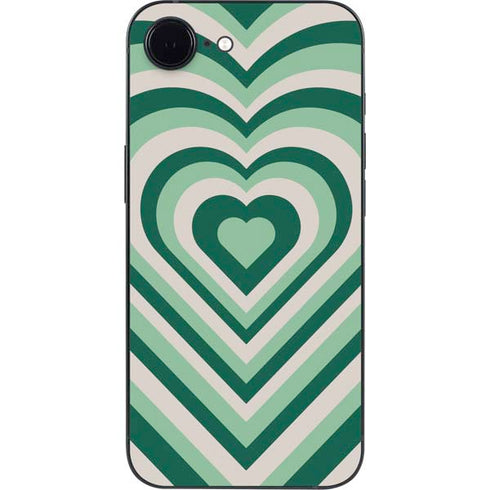 Lucky Heart Pattern iPhone 16e Skin