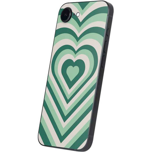 Lucky Heart Pattern iPhone 16e Skin