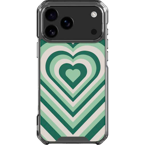Lucky Heart Pattern iPhone 18 Pro Max Clear Case