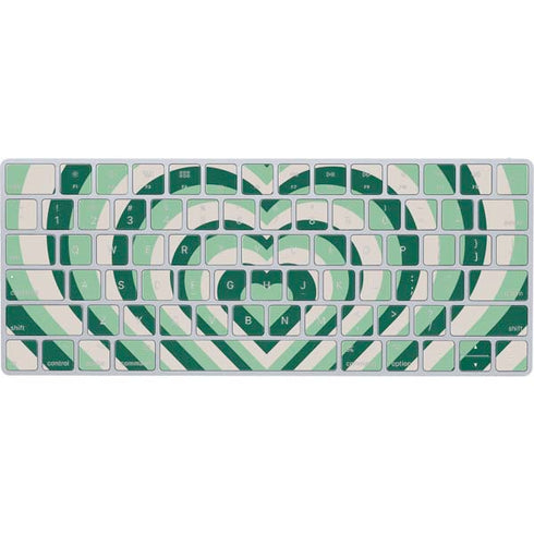 Lucky Heart Pattern Magic Keyboard Skin