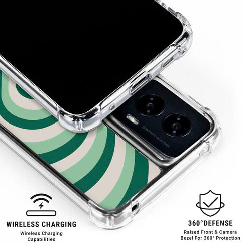 Lucky Heart Pattern Moto G Power 5G (2024) Clear Case