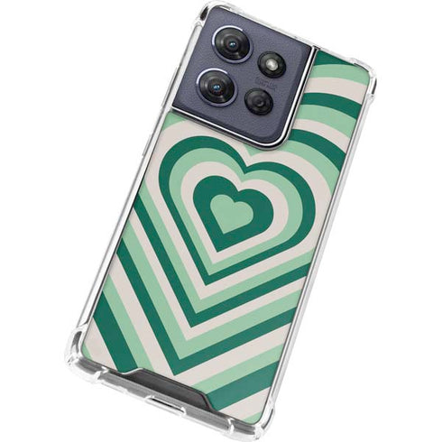 Lucky Heart Pattern Moto G Power 5G (2025) Clear Case