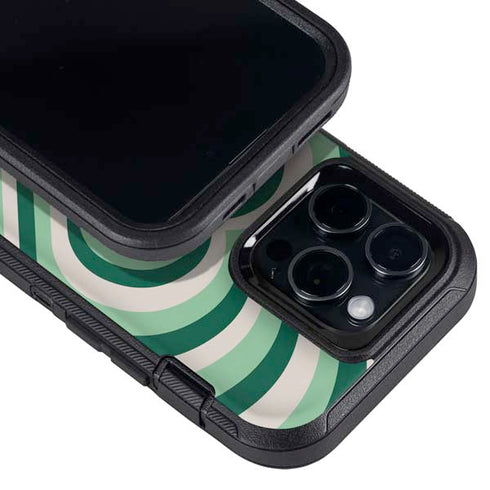 Lucky Heart Pattern Otterbox Defender iPhone Skin