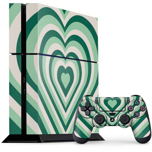 Lucky Heart Pattern PlayStation PS4 Skins