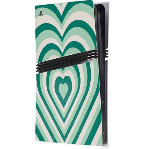 Lucky Heart Pattern PS5 Pro Console Skin