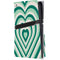 Lucky Heart Pattern PS5 Pro Disk Console Skin