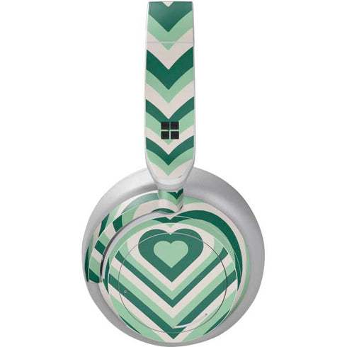 Lucky Heart Pattern Surface Headphones Skin