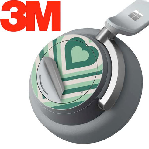 Lucky Heart Pattern Surface Headphones Skin