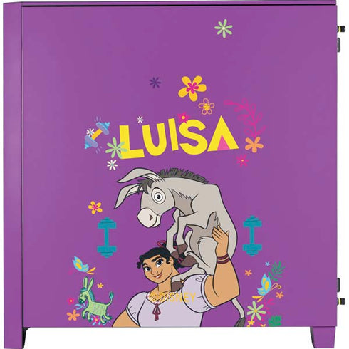 Disney Encanto Luisa Corsair 4000D Tempered Glass Mid-Tower ATX Case Skin