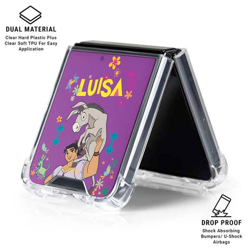Disney Encanto Luisa Galaxy Z Flip7 Clear Case