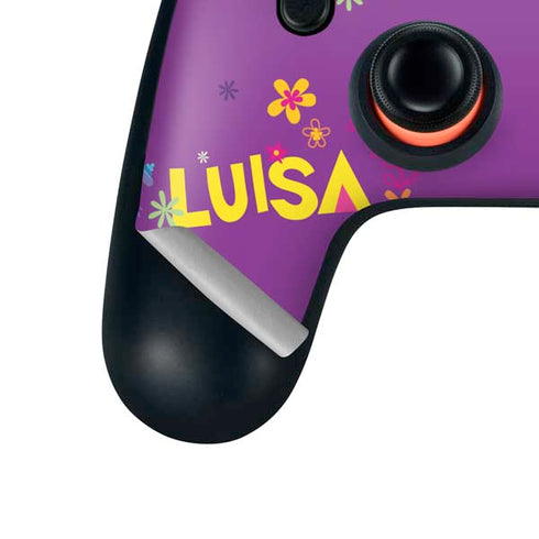 Disney Encanto Luisa Google Stadia Controller Skin