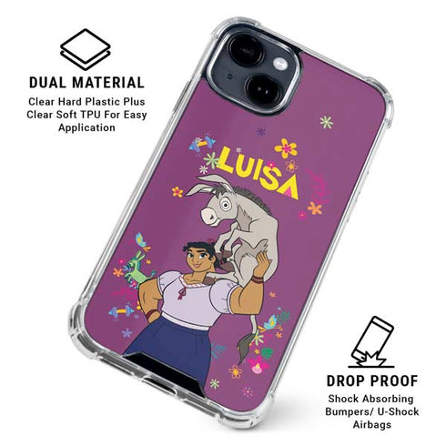 Disney Encanto Luisa iPhone 15 Plus Clear Case