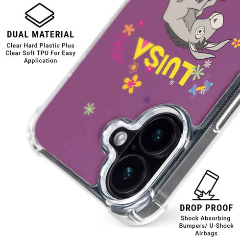 Disney Encanto Luisa iPhone 16 Plus Clear Case