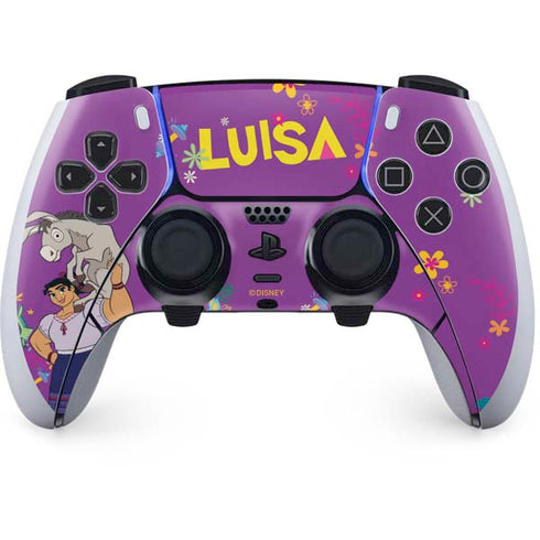 Disney Encanto Luisa PS5 DualSense Edge Pro Controller Skin