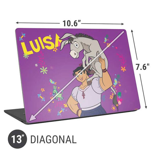 Disney Encanto Luisa Universal Laptop 13in (10.6 x 7.6in) Skin